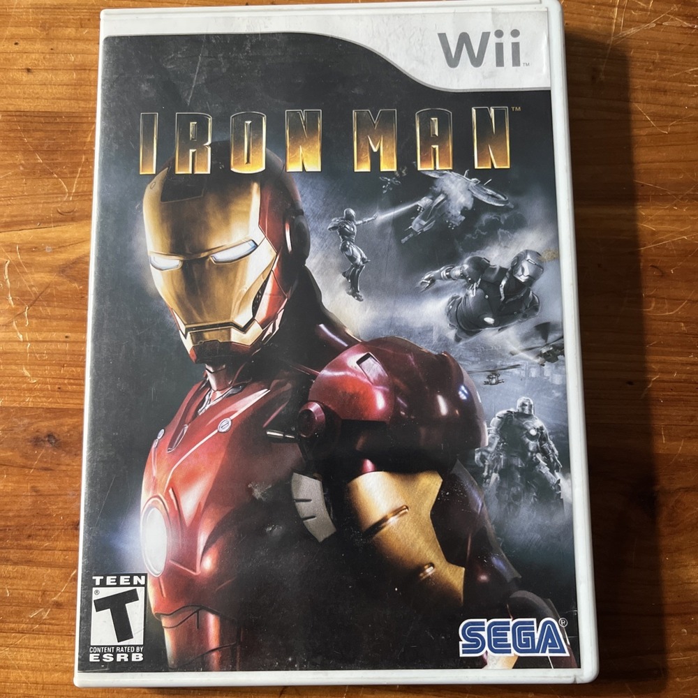 Iron Man Nintendo Wii Marvel 2008 Complete Mint Disc Tested CIB Has Manual
